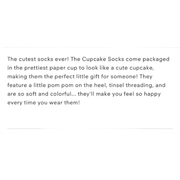 1 LEFT - cupcake socks “there’s gnome one like you!” - Picture 4 of 5